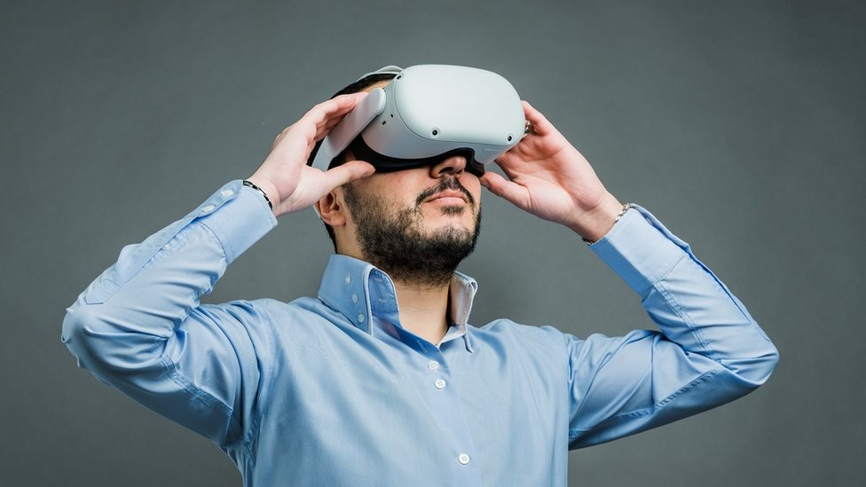 VR Headset In Use